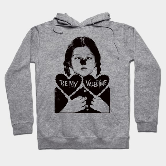 Wednesday Addams "Be my Valentine" Hoodie by snowblood